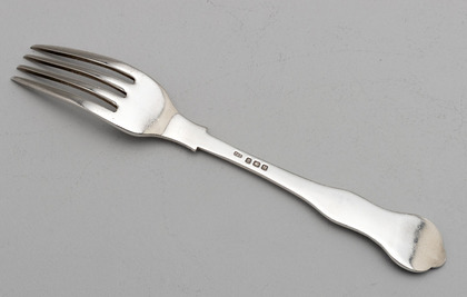 The British Bulldog Club Sterling Silver Tablefork